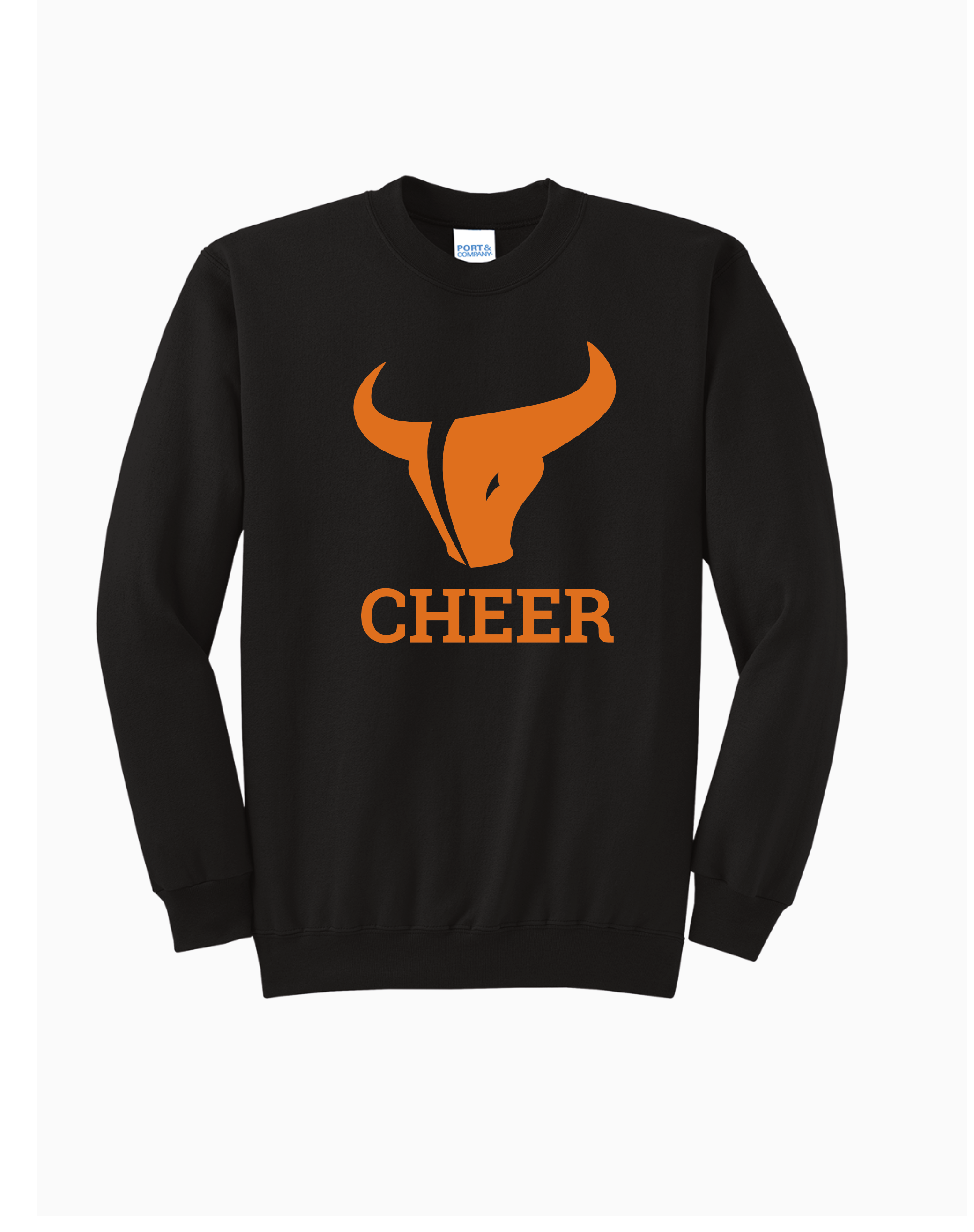 Crew Neck Sweat Shirt with School Logo
