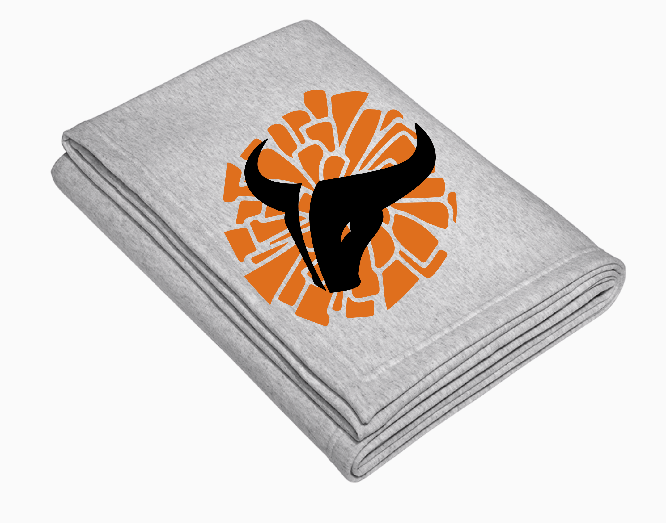 Fleece Stadium Blanket with Glitter Pom Logo