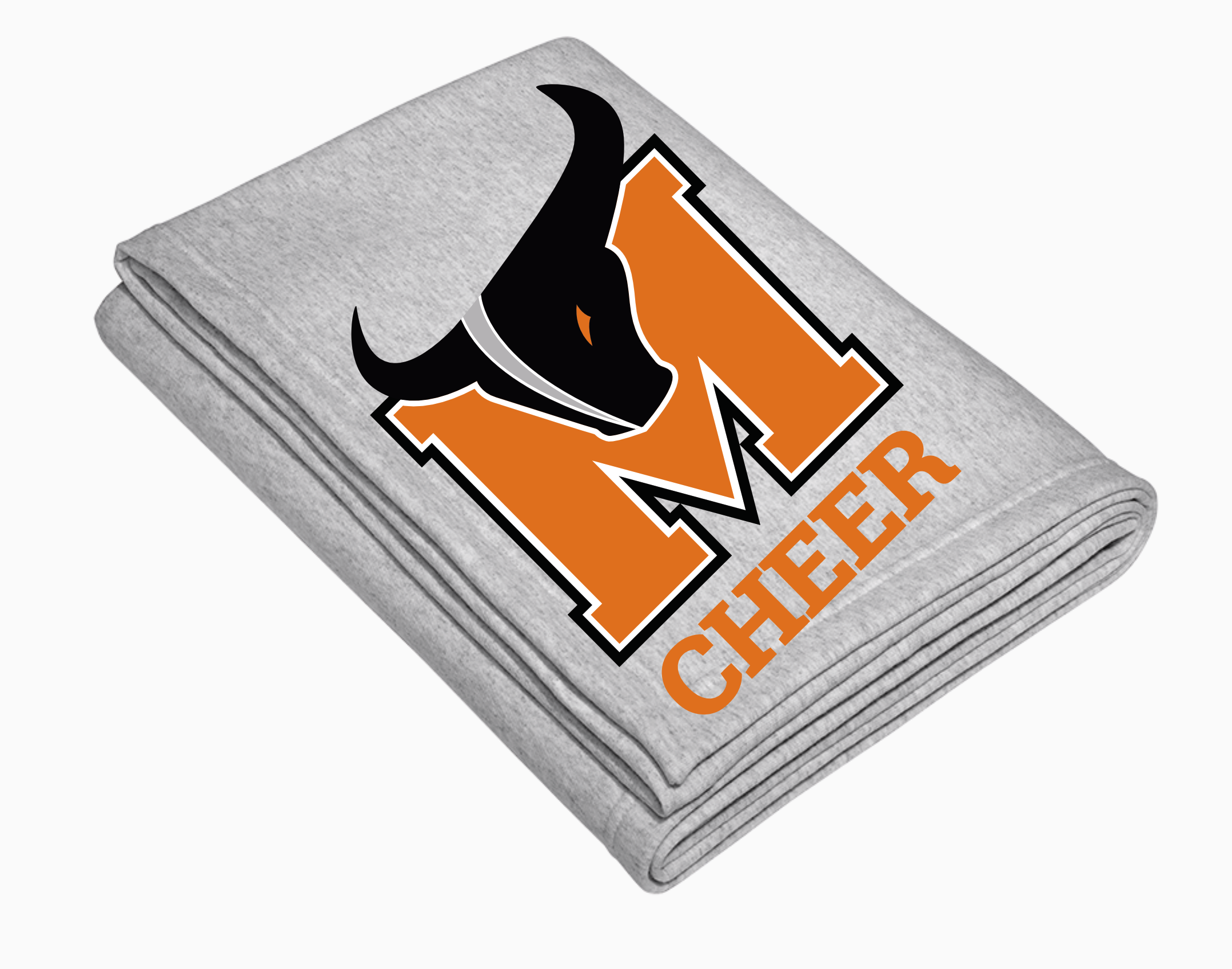 Fleece Stadium Blanket With School Logo